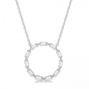 Diamond Circle Necklace