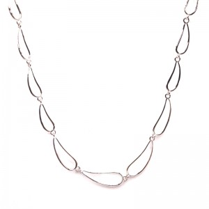 Wire Teardrops Necklace
