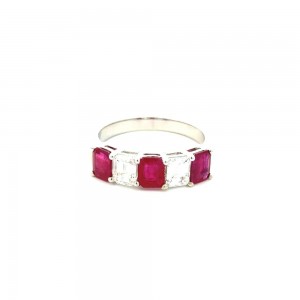 Estate Ruby & Diamond Ring