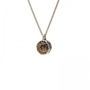 Petite Dragon Coin Pendant by Keith Jack