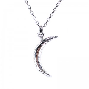 MRK Large Crescent Moon Pendant