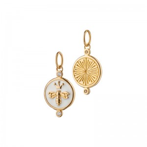 MRK Yellow Gold Bee Charm
