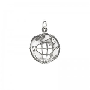 MRK Sterling Silver Earth Charm