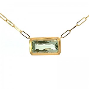 Green Amethyst Necklace