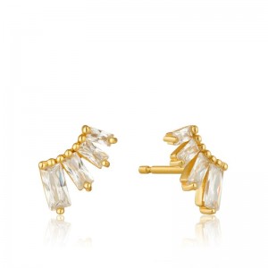 Ania Haie Glow Bar Stud Earrings