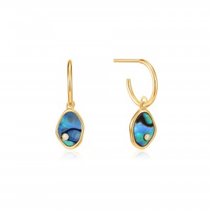 Ania Haie Abalone Hoop Earrings