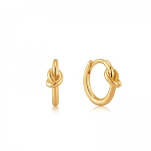 Ania Haie  Knot Huggie Hoop Earrings