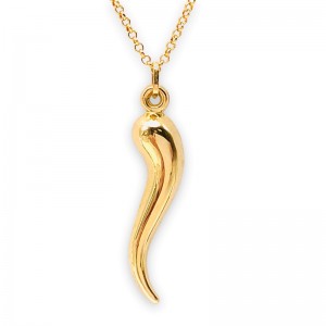 3D Italian Horn Hollow Charm