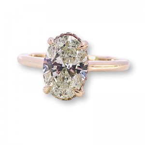 Oval Diamond Engagement Ring
