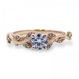 Round Engagement Ring