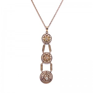 Estate Drop Diamond Pendant