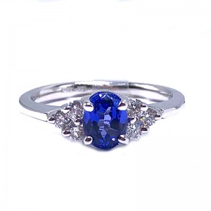 Tanzanite and Diamond Ring