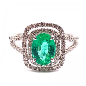 Simon G Emerald Ring