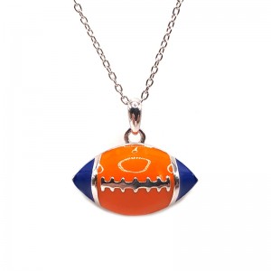 Syracuse University Inspired Football Pendant