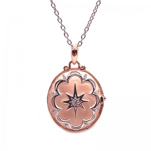 Locket With .03Ct Diamond