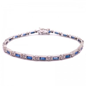 Sapphire and Diamond Bracelet