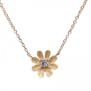 Diamond Flower Necklace