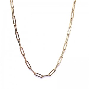 Gold Paperclip Chain