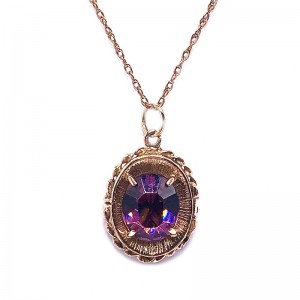 Estate Oval Amethyst Locket