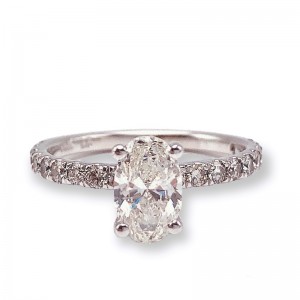 Oval Diamond Engagement Ring