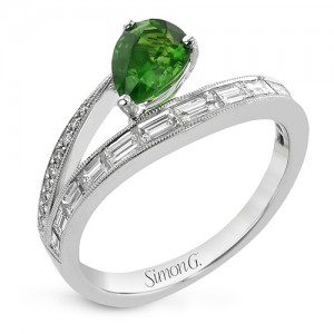 Emerald and Diamond Ring