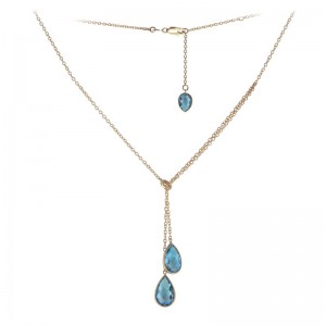 Swiss Topaz Pendant by Olivia B