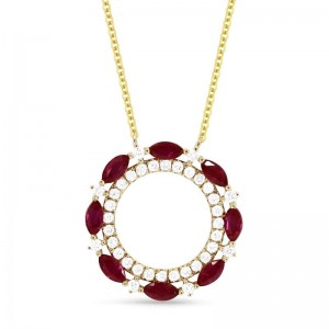 Ruby & Diamond Pendant