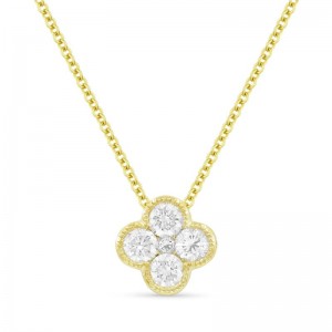 Diamond Clover Pendant