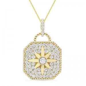 Diamond Starburst Pendant