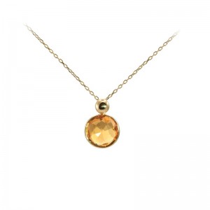 Citrine Pendant by Olivia B