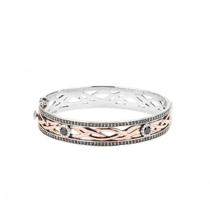 Heart Bangle Bracelet by Keith Jack