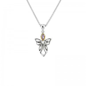 Angel Amethyst Small Pendant by Keith Jack
