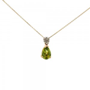 Periodt and Diamond Pendant