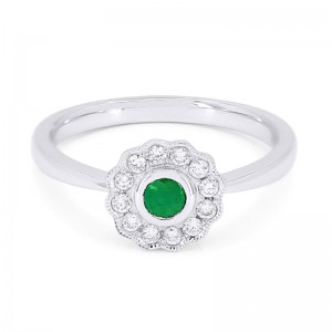 Emerald & Diamond Ring