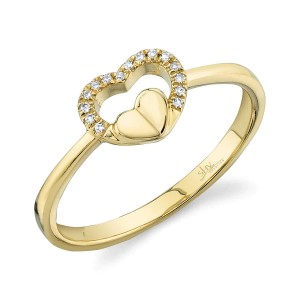 Diamond Heart Ring