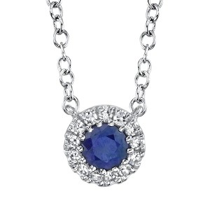 Sapphire and Diamond Necklace