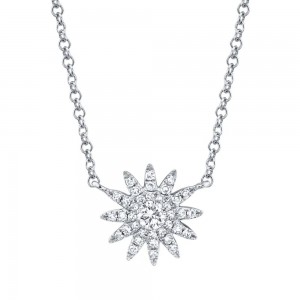 Diamond Starburst Necklace