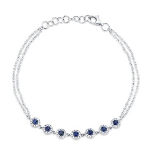 Sapphire & Diamond Bracelet