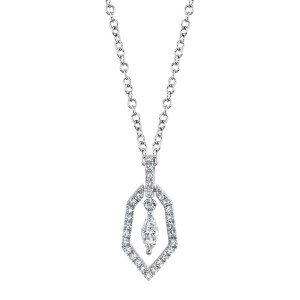 Diamond Marquise Necklace