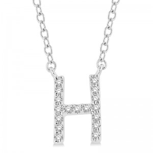 Diamond Initial Pendant