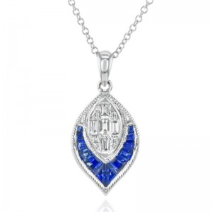 Simon G. Sapphire Pendant