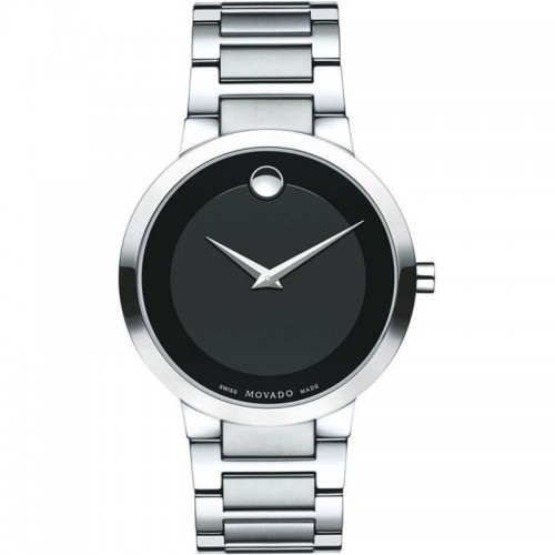 Movado Modern Analog Black Dial Men's Watch