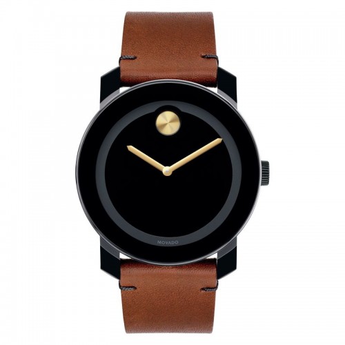 Movado Bold Round Analog Black Dial Men's Watch