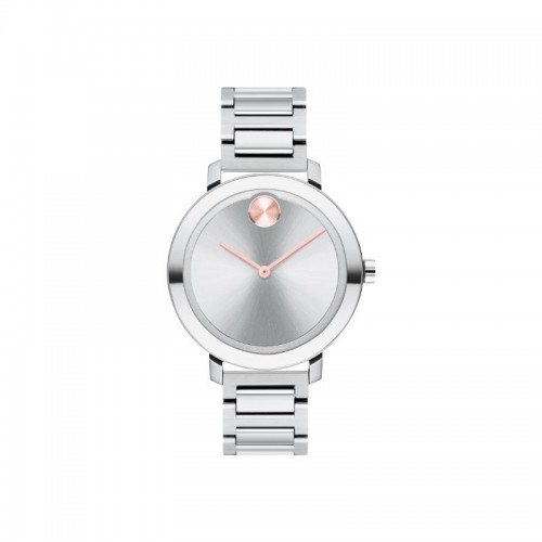 Movado Bold Evolution Silver Metallic Dial Women's Watch