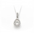 Pear Shaped Diamond Pendant