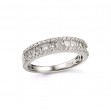 3 Row Diamond Wedding Band