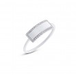Diamond Bar Ring