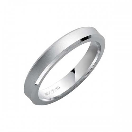 Men's Gold Satin Finish Wedding Band