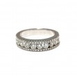 3-Row Diamond Wedding Band