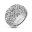 Simon G. Diamond Wide Wedding Band